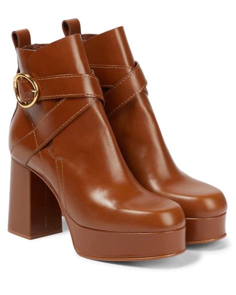 see by chloe platform boots